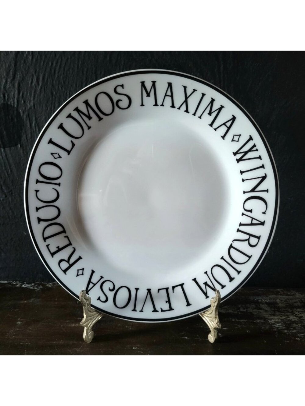 Pottery Barn Harry Potter Incantation Tid Bit Plate Salad Plate